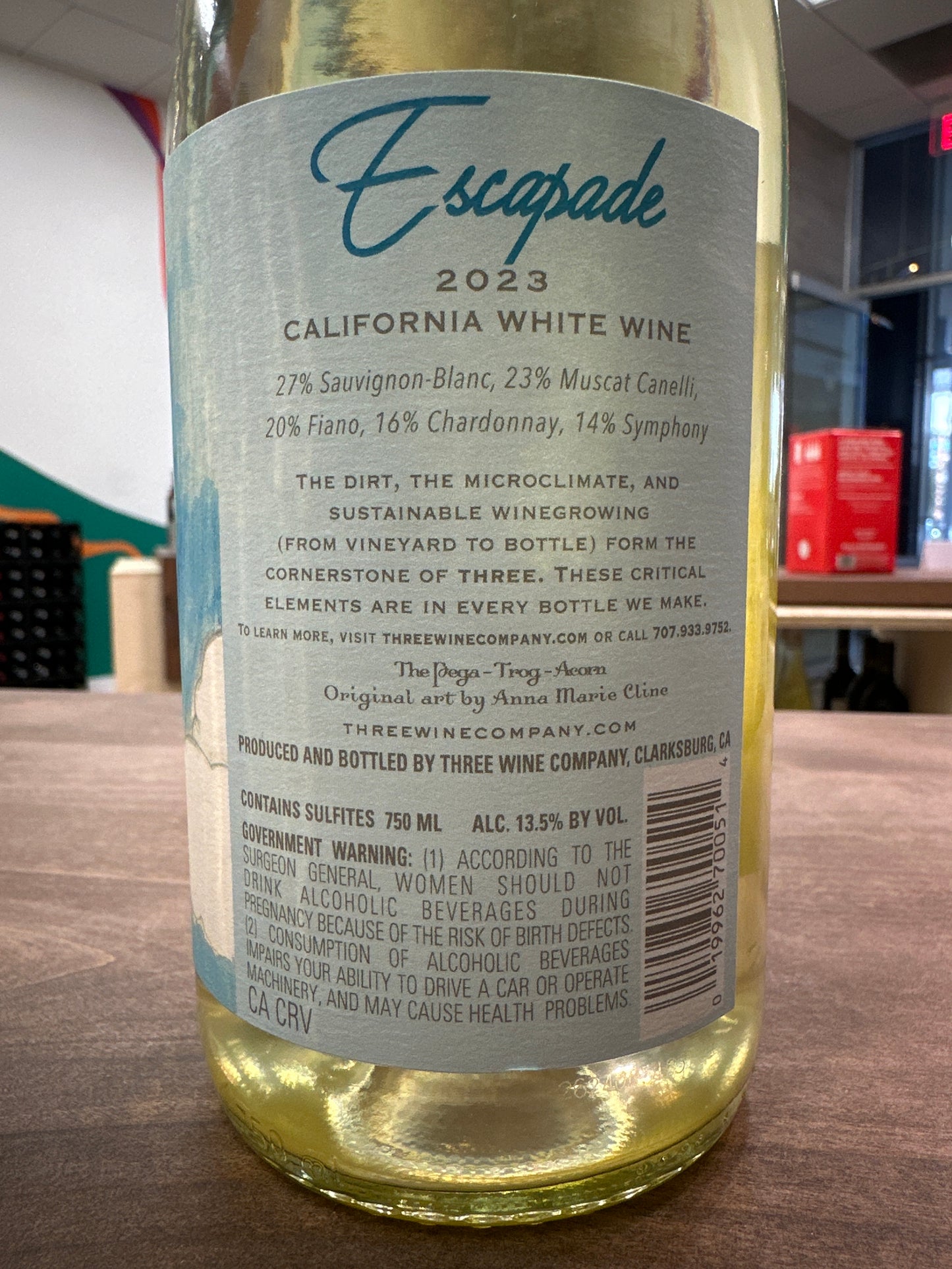 WW Three Wine Co. "Escapade"
