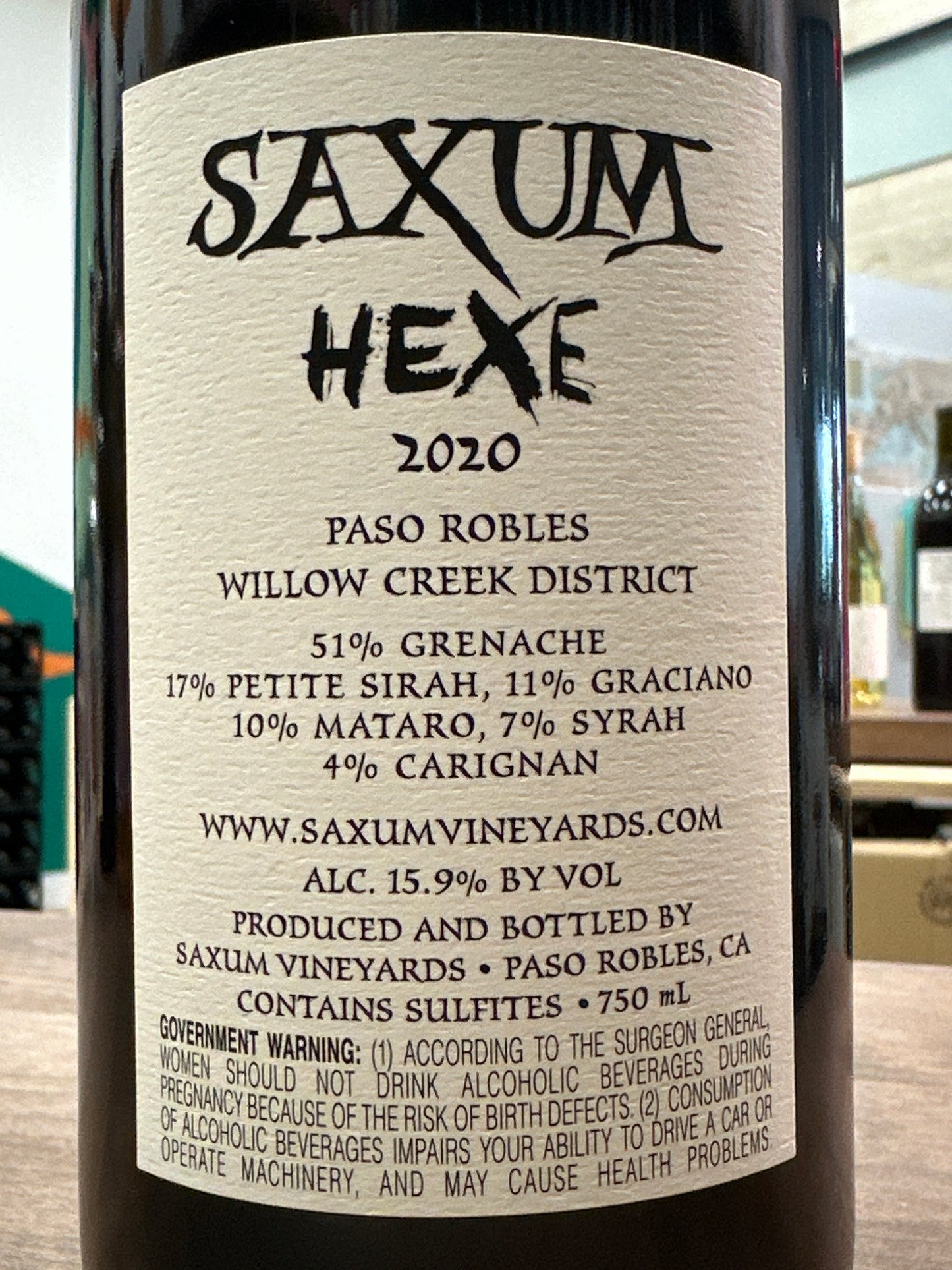 WR Saxum The Hexe 2020