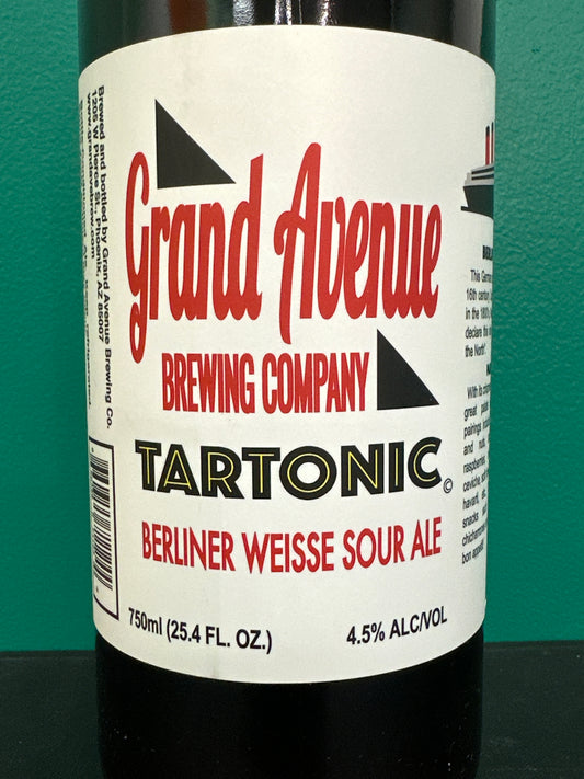 Br Grand Avenue Brewing Tartonic Berliner Weiss Sour ale